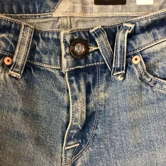 VOLCOM Mens Small skinnyJeans 2x4 in medium wash skinny demim jeans - Picture 3 of 7